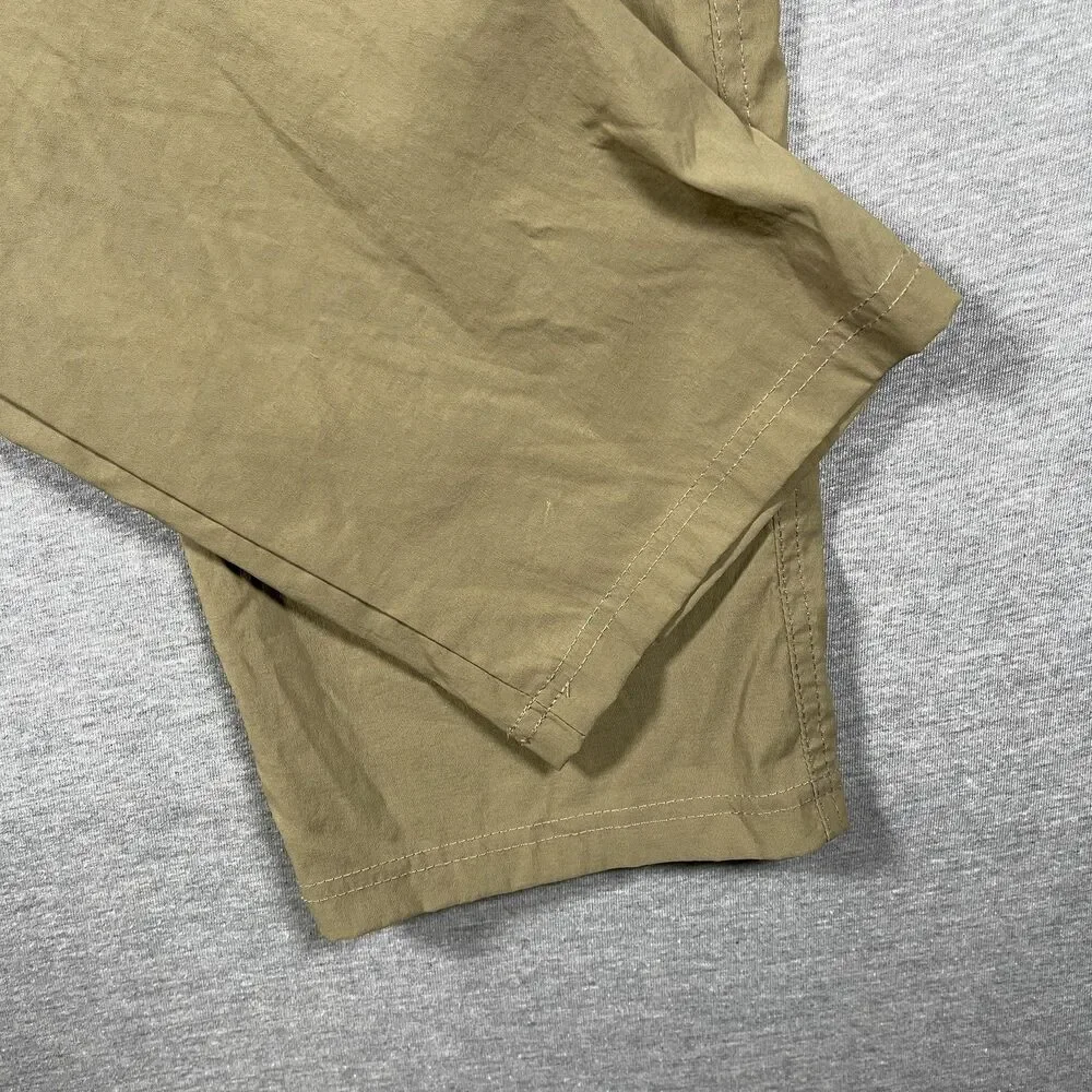 Kuhl Khakis Pants Mens 32x35 Green Trail Hiking Outdoor Lightweight Breathable